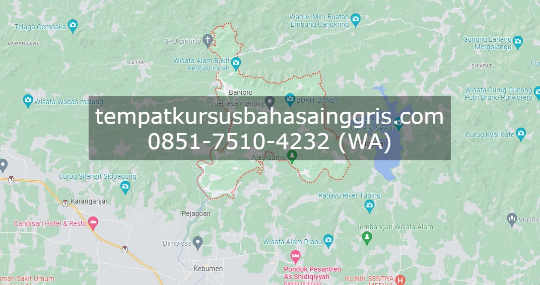 Les Bahasa Inggris di Karangsambung Kebumen, Bimbingan Belajar (Bimbel) Bahasa Inggris Karangsambung Kebumen, Privat Bahasa Inggris Karangsambung Kebumen