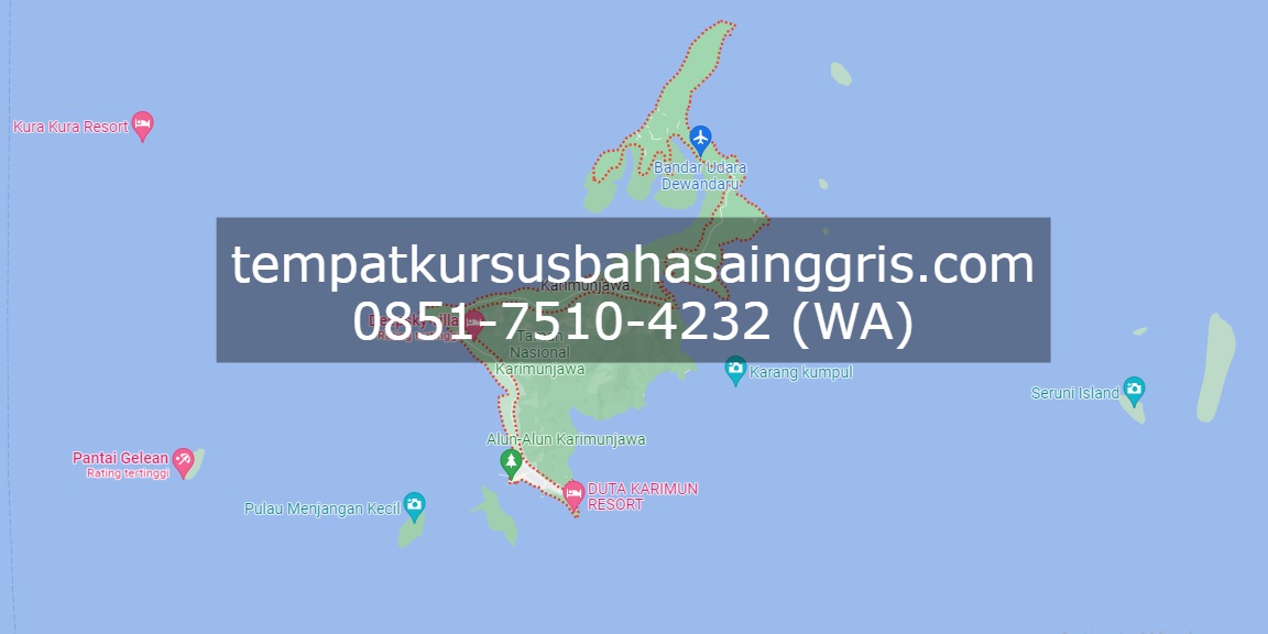 Les Bahasa Inggris di Karimunjawa Jepara, Bimbingan Belajar (Bimbel) Bahasa Inggris Karimunjawa Jepara, Privat Bahasa Inggris Karimunjawa Jepara