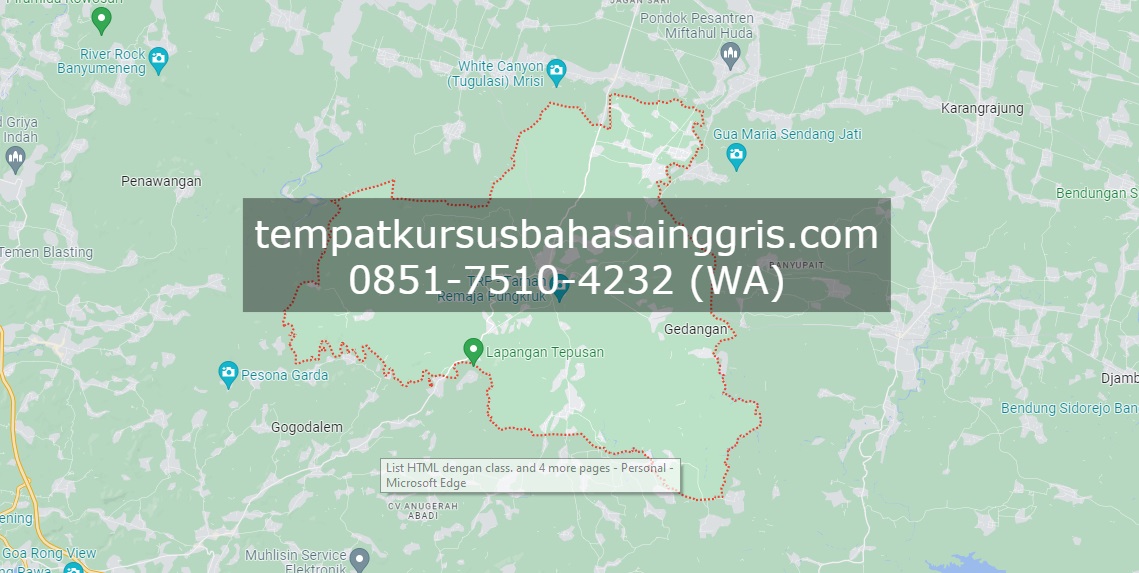 Les Bahasa Inggris di Kedungjati Grobogan, Bimbingan Belajar (Bimbel) Bahasa Inggris Kedungjati Grobogan, Privat Bahasa Inggris Kedungjati Grobogan