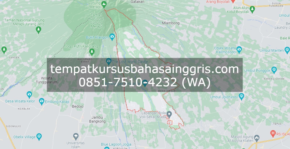 Les Bahasa Inggris di Kemalang Klaten, Bimbingan Belajar (Bimbel) Bahasa Inggris Kemalang Klaten, Privat Bahasa Inggris Kemalang Klaten