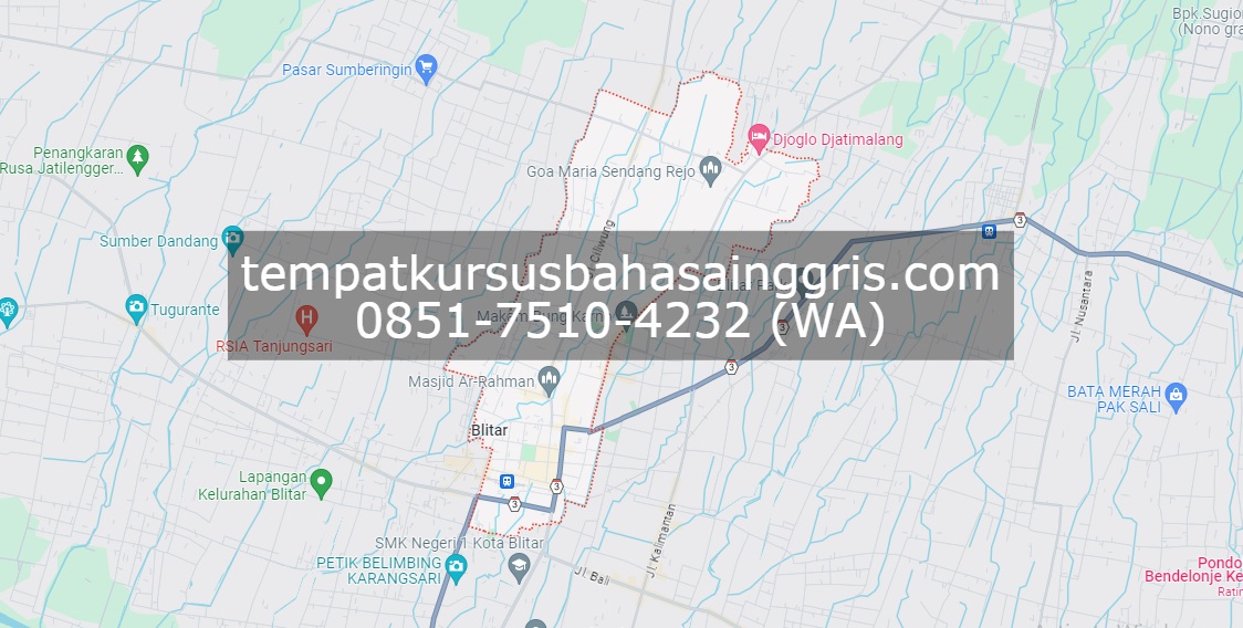 Les Bahasa Inggris di Kepanjen Kidul Blitar, Bimbingan Belajar (Bimbel) Bahasa Inggris Kepanjen Kidul Blitar, Privat Bahasa Inggris Kepanjen Kidul Blitar