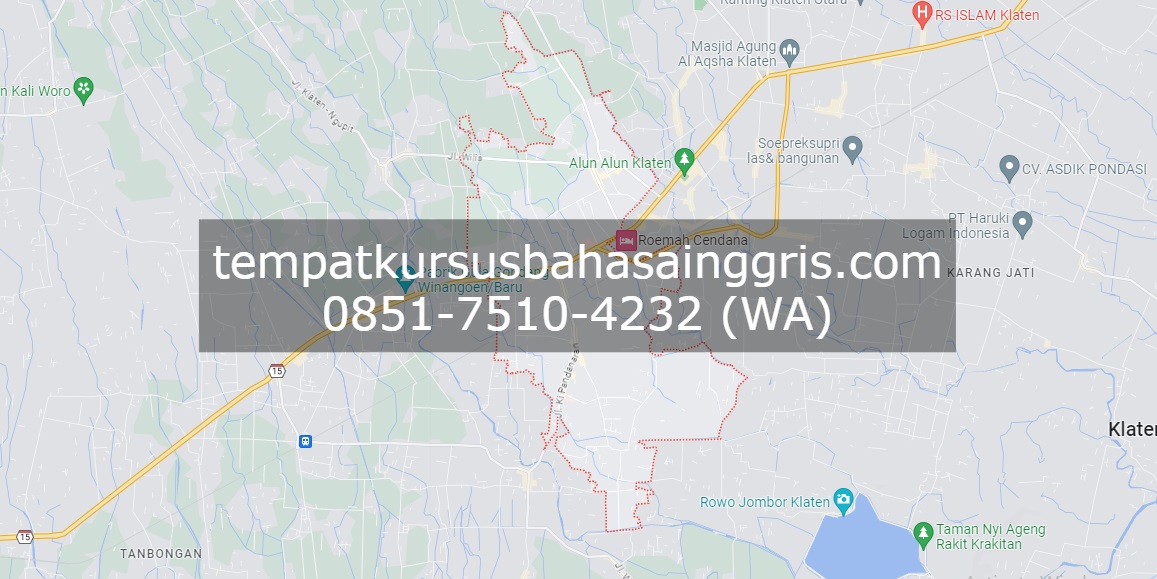 Les Bahasa Inggris di Klaten Selatan Klaten, Bimbingan Belajar (Bimbel) Bahasa Inggris Klaten Selatan Klaten, Privat Bahasa Inggris Klaten Selatan Klaten