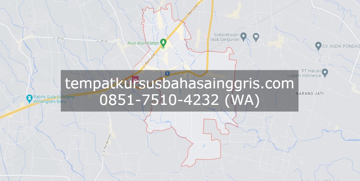 Les Bahasa Inggris di Klaten Tengah Klaten, Bimbingan Belajar (Bimbel) Bahasa Inggris Klaten Tengah Klaten, Privat Bahasa Inggris Klaten Tengah Klaten