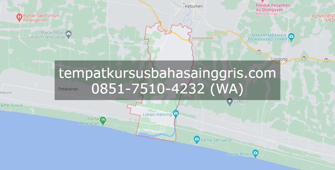 Les Bahasa Inggris di Klirong Kebumen, Bimbingan Belajar (Bimbel) Bahasa Inggris Klirong Kebumen, Privat Bahasa Inggris Klirong Kebumen