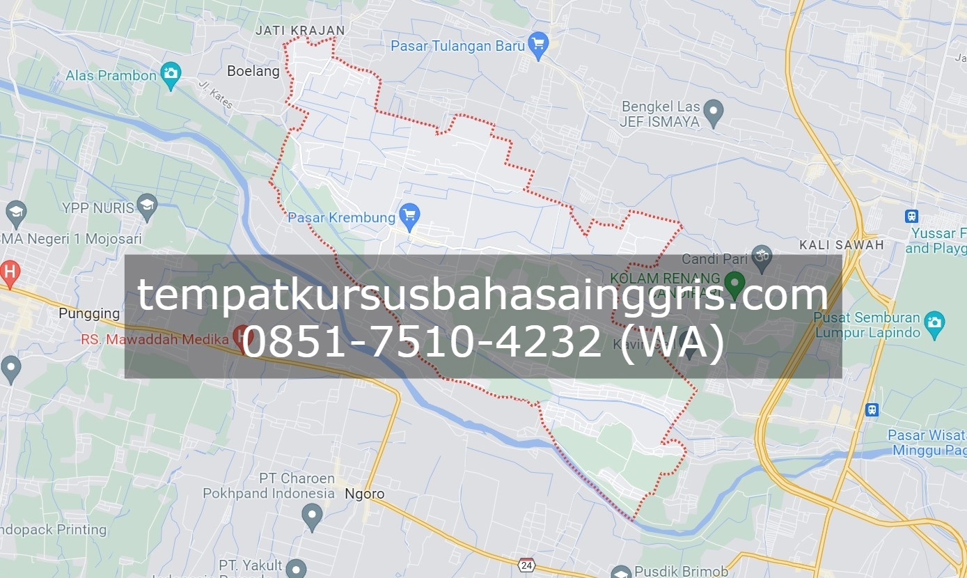 Les Bahasa Inggris di Krembung Sidoarjo, Bimbingan Belajar (Bimbel) Bahasa Inggris Krembung Sidoarjo, Privat Bahasa Inggris Krembung Sidoarjo