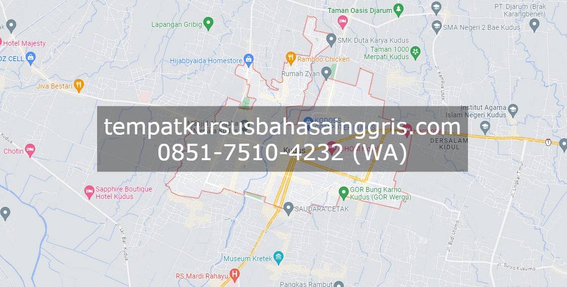 Les Bahasa Inggris di Kudus Kota Kudus, Bimbingan Belajar (Bimbel) Bahasa Inggris Kudus Kota Kudus, Privat Bahasa Inggris Kudus Kota Kudus