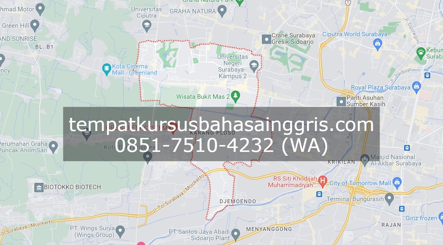 Les Bahasa Inggris di Lakarsantri Surabaya, Bimbingan Belajar (Bimbel) Bahasa Inggris Lakarsantri Surabaya, Privat Bahasa Inggris Lakarsantri Surabaya