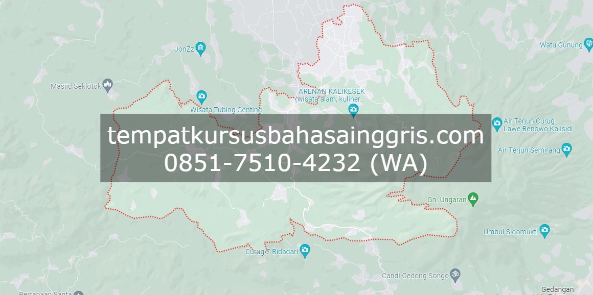 Les Bahasa Inggris di Limbangan Kendal, Bimbingan Belajar (Bimbel) Bahasa Inggris Limbangan Kendal, Privat Bahasa Inggris Limbangan Kendal