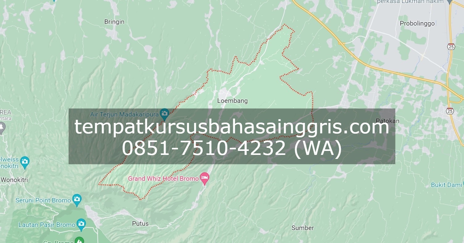 Les Bahasa Inggris di Lumbang Probolinggo, Bimbingan Belajar (Bimbel) Bahasa Inggris Lumbang Probolinggo, Privat Bahasa Inggris Lumbang Probolinggo