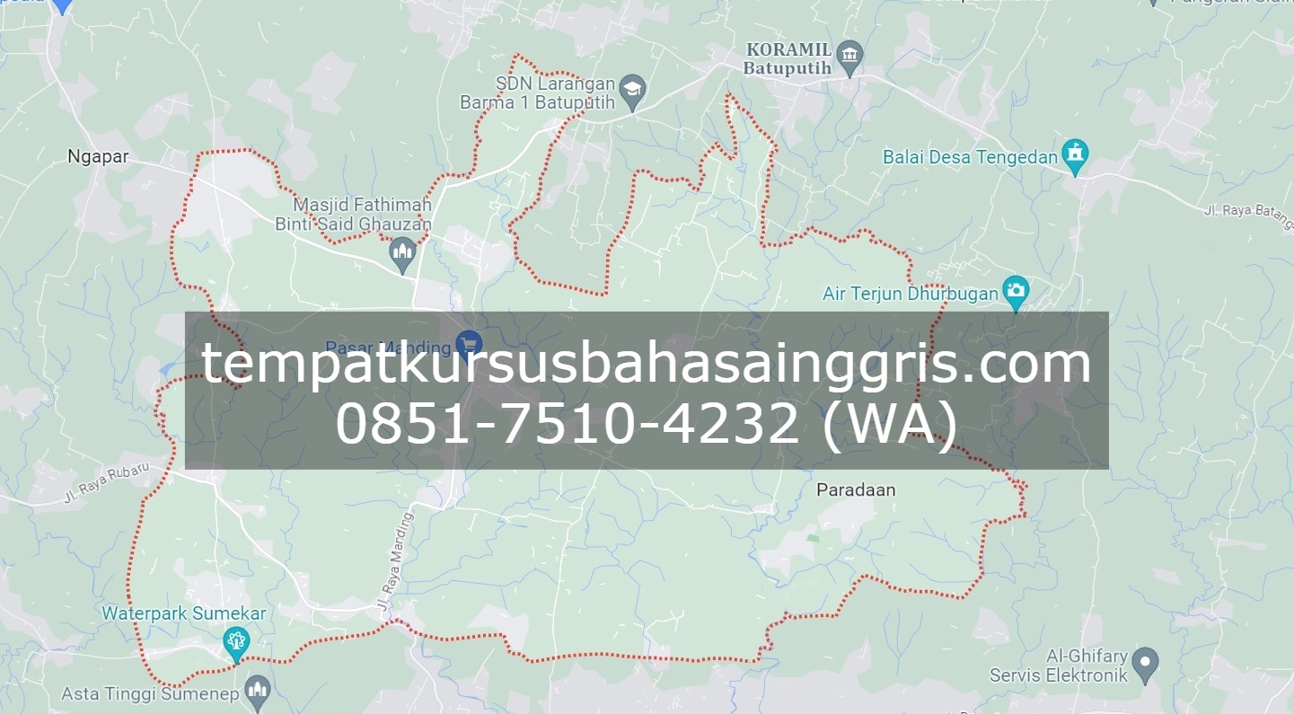 Les Bahasa Inggris di Manding Sumenep, Bimbingan Belajar (Bimbel) Bahasa Inggris Manding Sumenep, Privat Bahasa Inggris Manding Sumenep