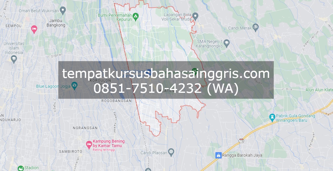 Les Bahasa Inggris di Manisrenggo Klaten, Bimbingan Belajar (Bimbel) Bahasa Inggris Manisrenggo Klaten, Privat Bahasa Inggris Manisrenggo Klaten