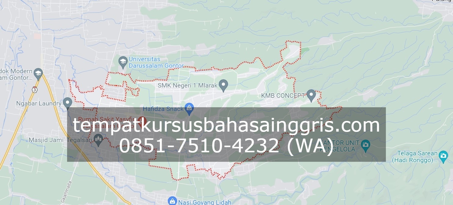 Les Bahasa Inggris di Mlarak Ponorogo, Bimbingan Belajar (Bimbel) Bahasa Inggris Mlarak Ponorogo, Privat Bahasa Inggris Mlarak Ponorogo