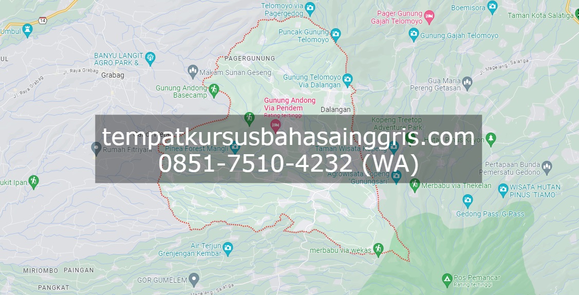 Les Bahasa Inggris di Ngablak Magelang, Bimbingan Belajar (Bimbel) Bahasa Inggris Ngablak Magelang, Privat Bahasa Inggris Ngablak Magelang