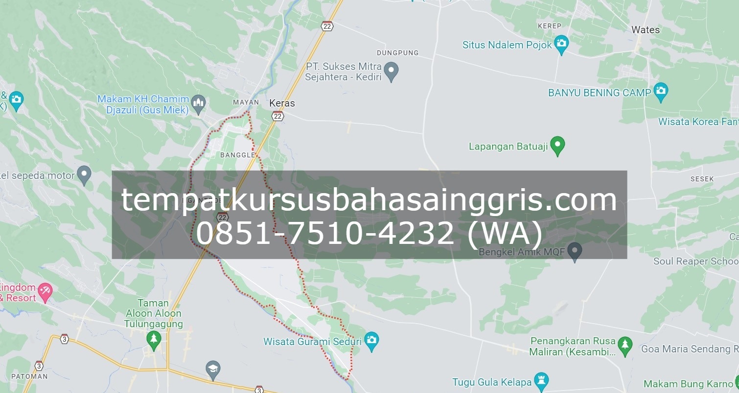 Les Bahasa Inggris di Ngantru Tulungagung, Bimbingan Belajar (Bimbel) Bahasa Inggris Ngantru Tulungagung, Privat Bahasa Inggris Ngantru Tulungagung