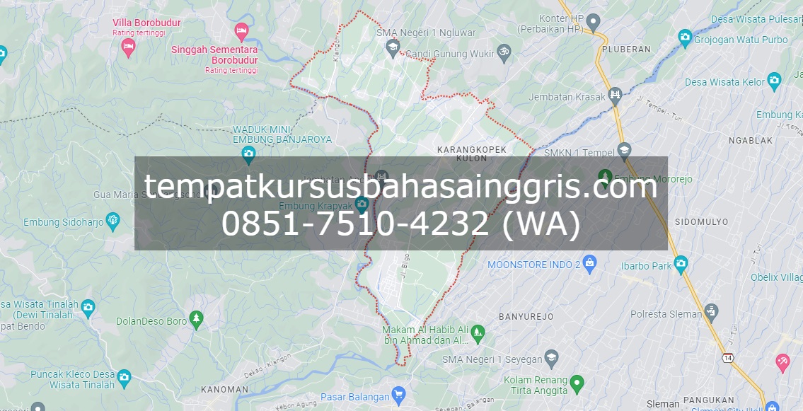 Les Bahasa Inggris di Ngluwar Magelang, Bimbingan Belajar (Bimbel) Bahasa Inggris Ngluwar Magelang, Privat Bahasa Inggris Ngluwar Magelang
