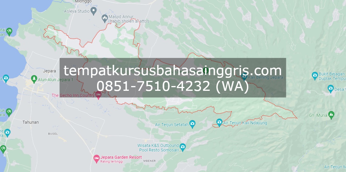 Les Bahasa Inggris di Pakis Aji Jepara, Bimbingan Belajar (Bimbel) Bahasa Inggris Pakis Aji Jepara, Privat Bahasa Inggris Pakis Aji Jepara