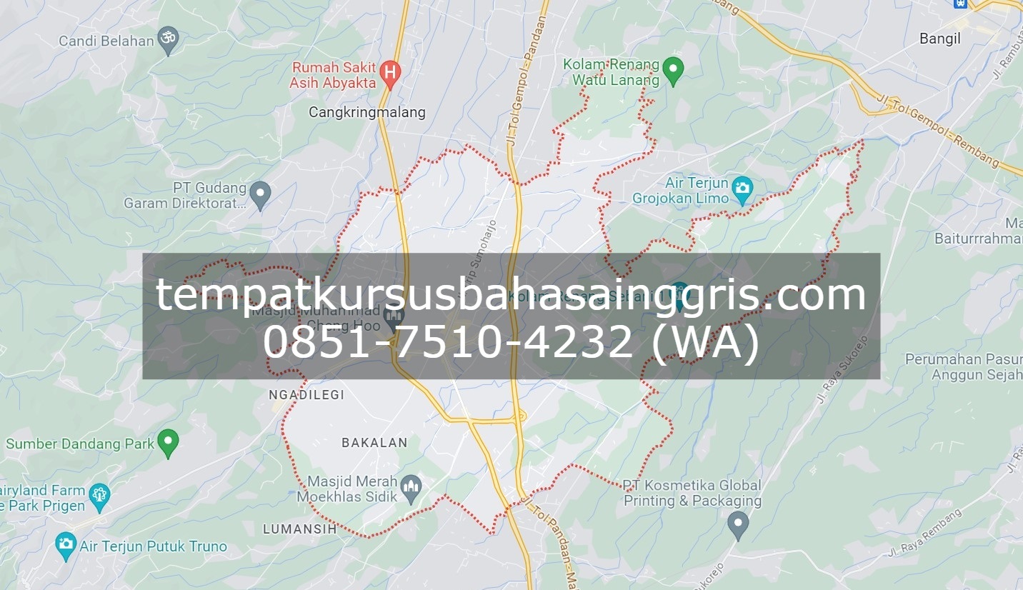 Les Bahasa Inggris di Pandaan Pasuruan, Bimbingan Belajar (Bimbel) Bahasa Inggris Pandaan Pasuruan, Privat Bahasa Inggris Pandaan Pasuruan