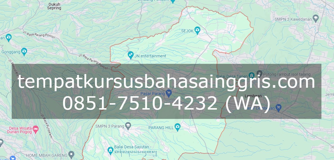 Les Bahasa Inggris di Parang Magetan, Bimbingan Belajar (Bimbel) Bahasa Inggris Parang Magetan, Privat Bahasa Inggris Parang Magetan
