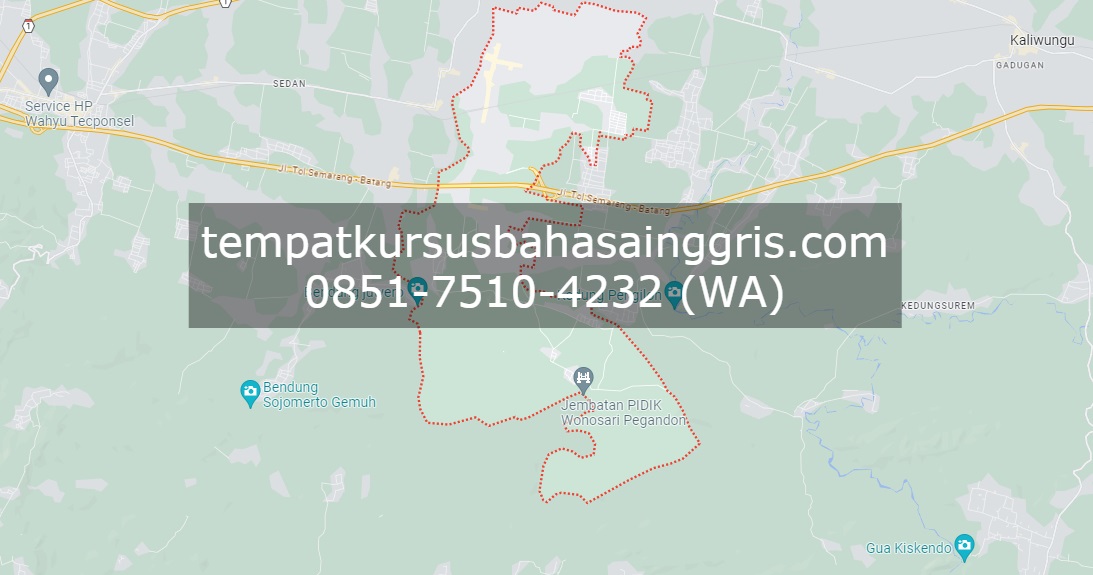 Les Bahasa Inggris di Pegandon Kendal, Bimbingan Belajar (Bimbel) Bahasa Inggris Pegandon Kendal, Privat Bahasa Inggris Pegandon Kendal