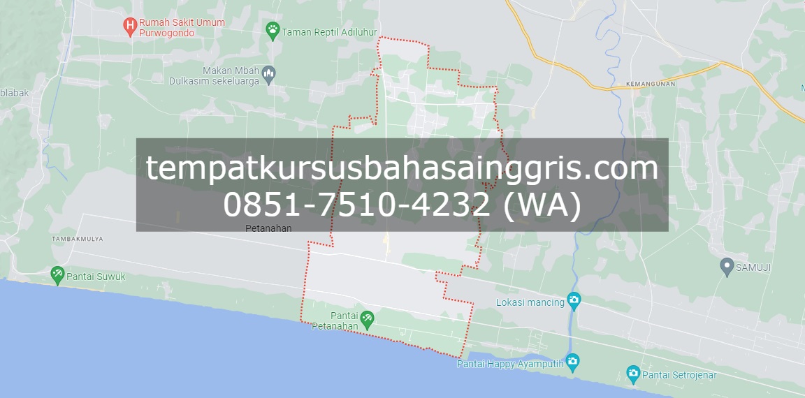 Les Bahasa Inggris di Petanahan Kebumen, Bimbingan Belajar (Bimbel) Bahasa Inggris Petanahan Kebumen, Privat Bahasa Inggris Petanahan Kebumen