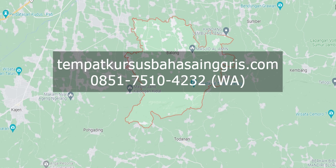 Les Bahasa Inggris di Pucakwangi Pati, Bimbingan Belajar (Bimbel) Bahasa Inggris Pucakwangi Pati, Privat Bahasa Inggris Pucakwangi Pati