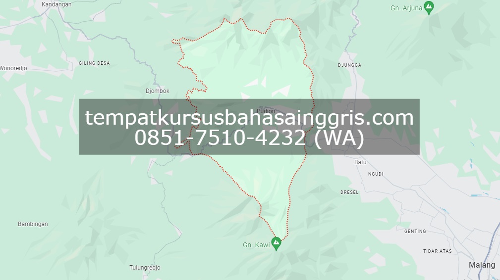 Les Bahasa Inggris di Pujon Malang, Bimbingan Belajar (Bimbel) Bahasa Inggris Pujon Malang, Privat Bahasa Inggris Pujon Malang