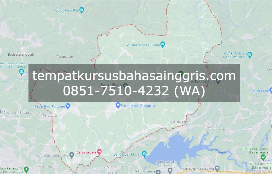 Les Bahasa Inggris di Punggelan Banjarnegara, Bimbingan Belajar (Bimbel) Bahasa Inggris Punggelan Banjarnegara, Privat Bahasa Inggris Punggelan Banjarnegara