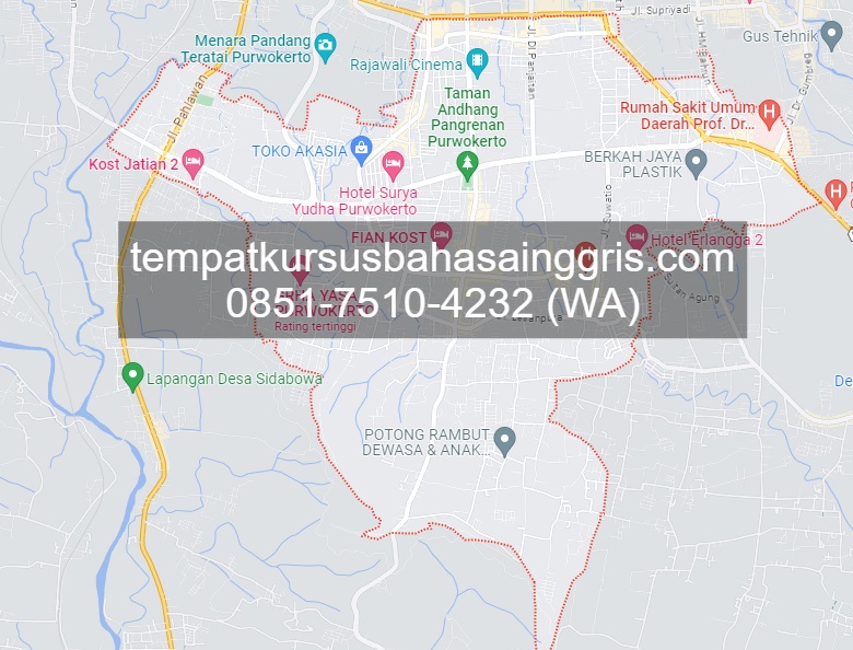 Les Bahasa Inggris di Purwokerto Selatan Banyumas, Bimbingan Belajar (Bimbel) Bahasa Inggris Purwokerto Selatan Banyumas, Privat Bahasa Inggris Purwokerto Selatan Banyumas