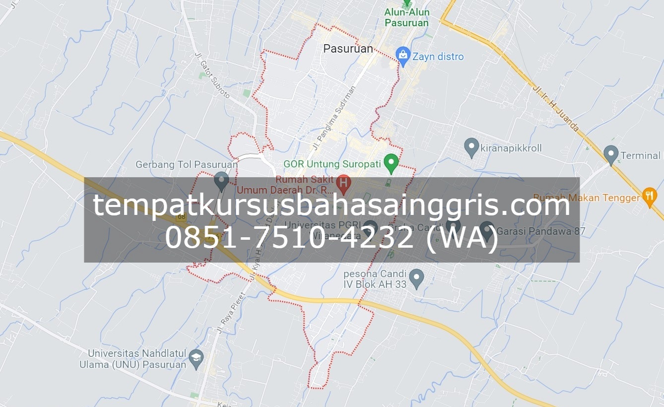 Les Bahasa Inggris di Purworejo Pasuruan, Bimbingan Belajar (Bimbel) Bahasa Inggris Purworejo Pasuruan, Privat Bahasa Inggris Purworejo Pasuruan