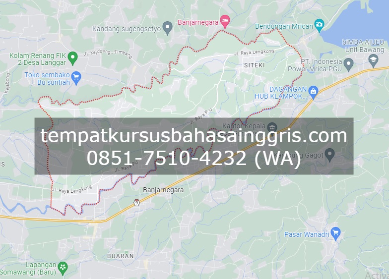 Les Bahasa Inggris di Rakit Banjarnegara, Bimbingan Belajar (Bimbel) Bahasa Inggris Rakit Banjarnegara, Privat Bahasa Inggris Rakit Banjarnegara
