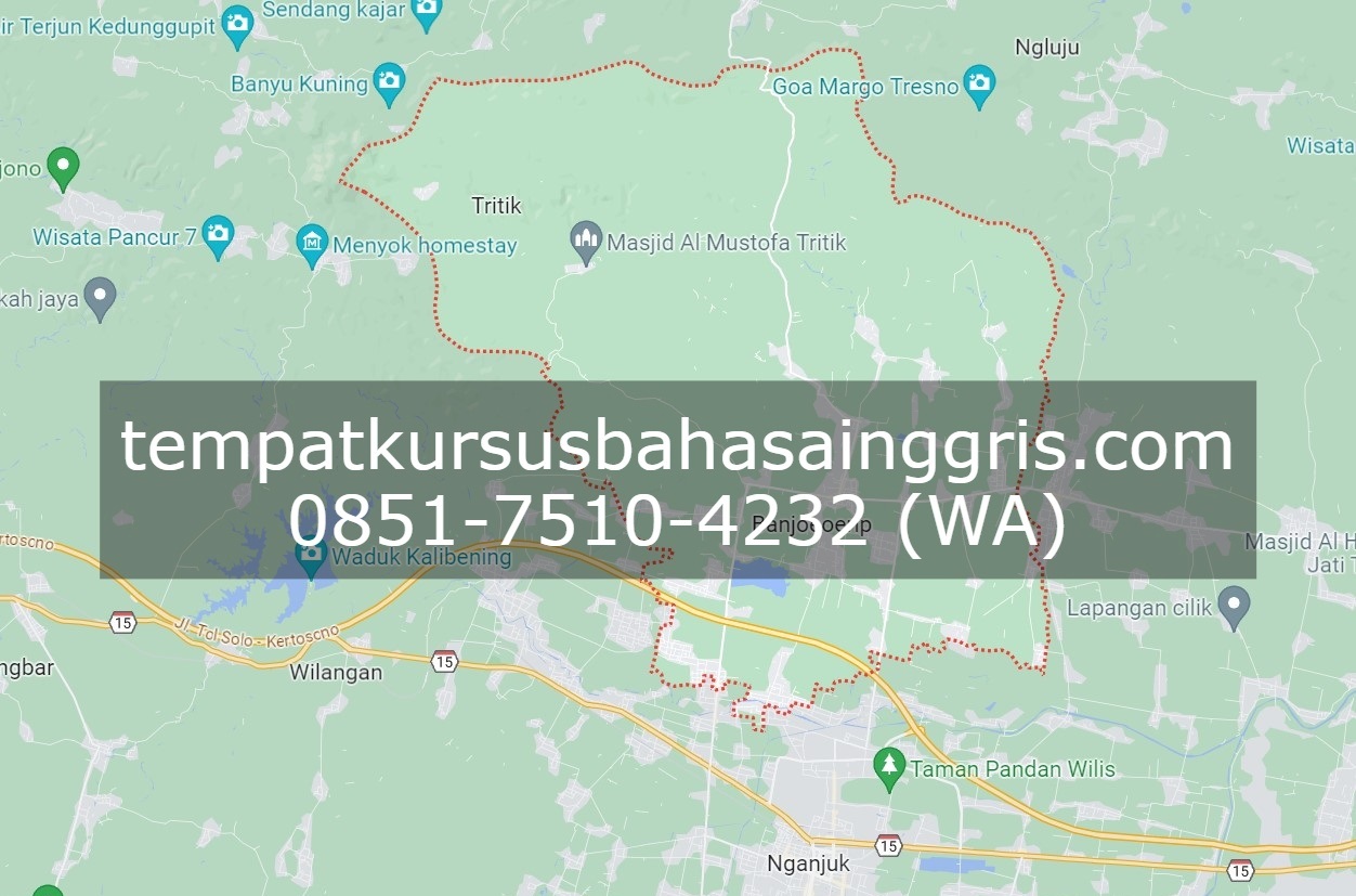 Les Bahasa Inggris di Rejoso Nganjuk, Bimbingan Belajar (Bimbel) Bahasa Inggris Rejoso Nganjuk, Privat Bahasa Inggris Rejoso Nganjuk