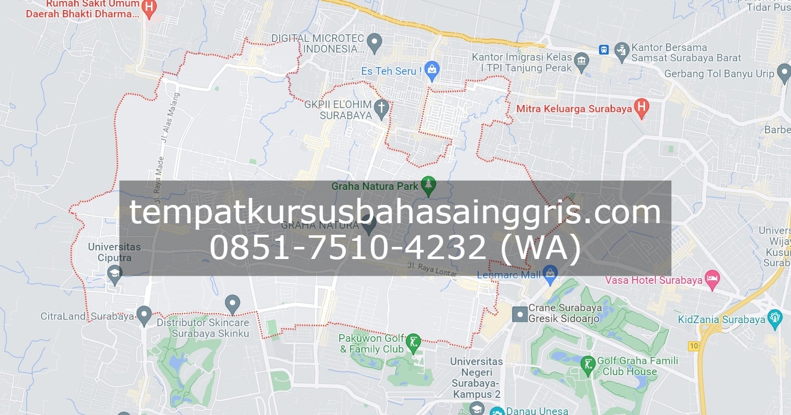 Les Bahasa Inggris di Sambikerep Surabaya, Bimbingan Belajar (Bimbel) Bahasa Inggris Sambikerep Surabaya, Privat Bahasa Inggris Sambikerep Surabaya
