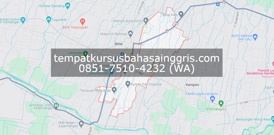 Les Bahasa Inggris di Sanan Wetan Blitar, Bimbingan Belajar (Bimbel) Bahasa Inggris Sanan Wetan Blitar, Privat Bahasa Inggris Sanan Wetan Blitar