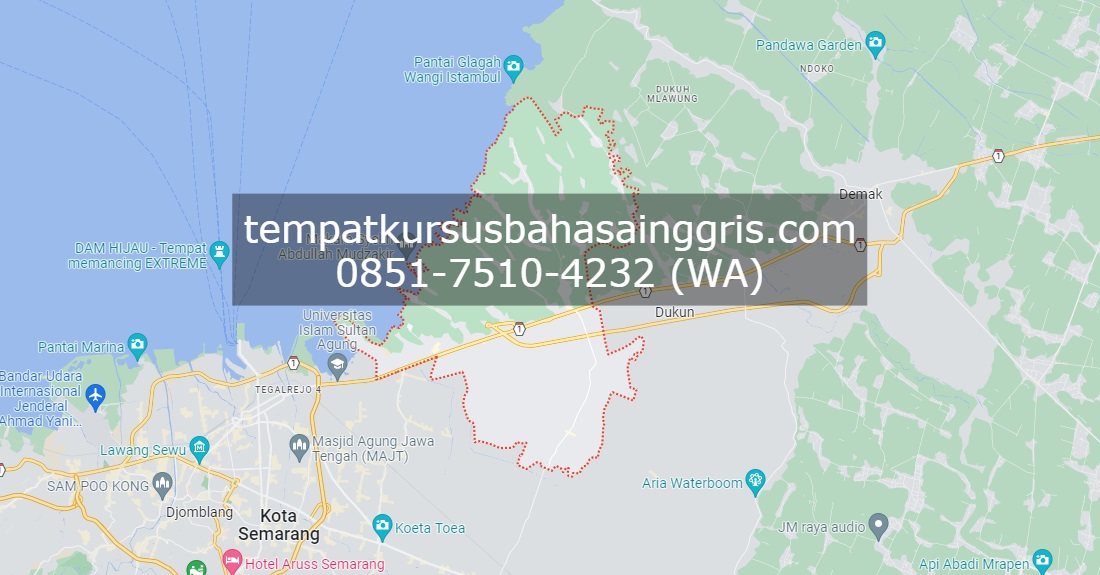 Les Bahasa Inggris di Sayung Demak, Bimbingan Belajar (Bimbel) Bahasa Inggris Sayung Demak, Privat Bahasa Inggris Sayung Demak