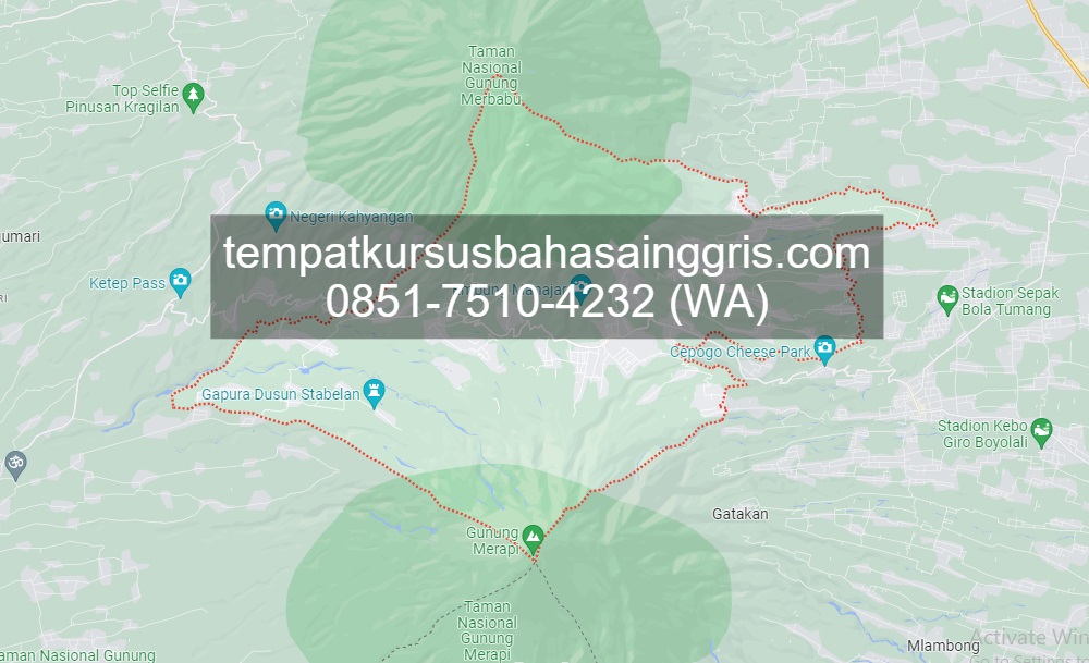 Les Bahasa Inggris di Selo Boyolali, Bimbingan Belajar (Bimbel) Bahasa Inggris Selo Boyolali, Privat Bahasa Inggris Selo Boyolali