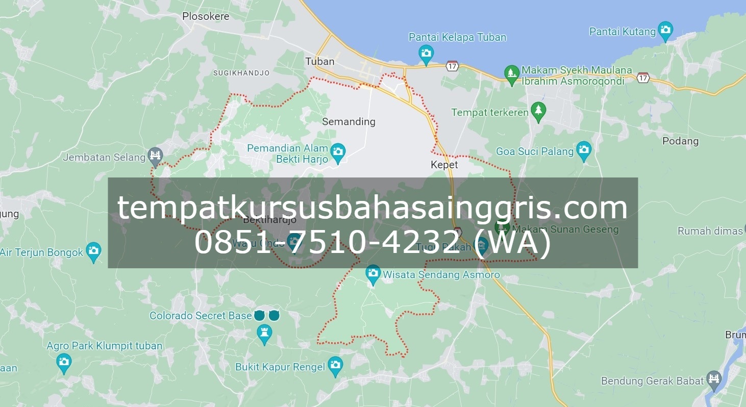 Les Bahasa Inggris di Semanding Tuban, Bimbingan Belajar (Bimbel) Bahasa Inggris Semanding Tuban, Privat Bahasa Inggris Semanding Tuban