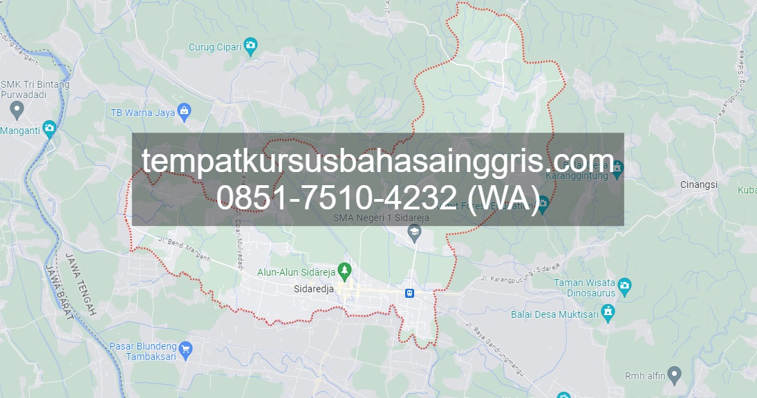 Les Bahasa Inggris di Sidareja Cilacap, Bimbingan Belajar (Bimbel) Bahasa Inggris Sidareja Cilacap, Privat Bahasa Inggris Sidareja Cilacap