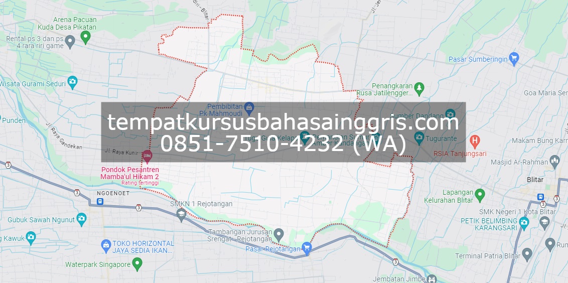 Les Bahasa Inggris di Srengat Blitar, Bimbingan Belajar (Bimbel) Bahasa Inggris Srengat Blitar, Privat Bahasa Inggris Srengat Blitar