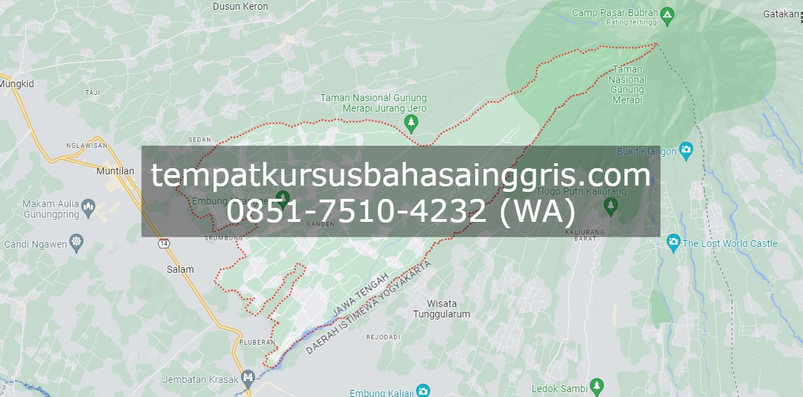 Les Bahasa Inggris di Srumbung Magelang, Bimbingan Belajar (Bimbel) Bahasa Inggris Srumbung Magelang, Privat Bahasa Inggris Srumbung Magelang