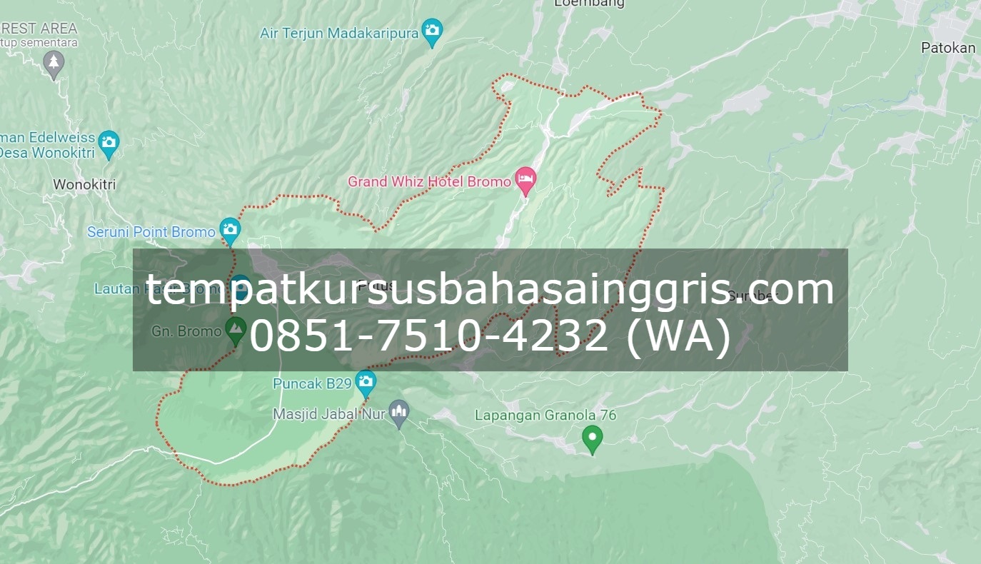 Les Bahasa Inggris di Sukapura Probolinggo, Bimbingan Belajar (Bimbel) Bahasa Inggris Sukapura Probolinggo, Privat Bahasa Inggris Sukapura Probolinggo
