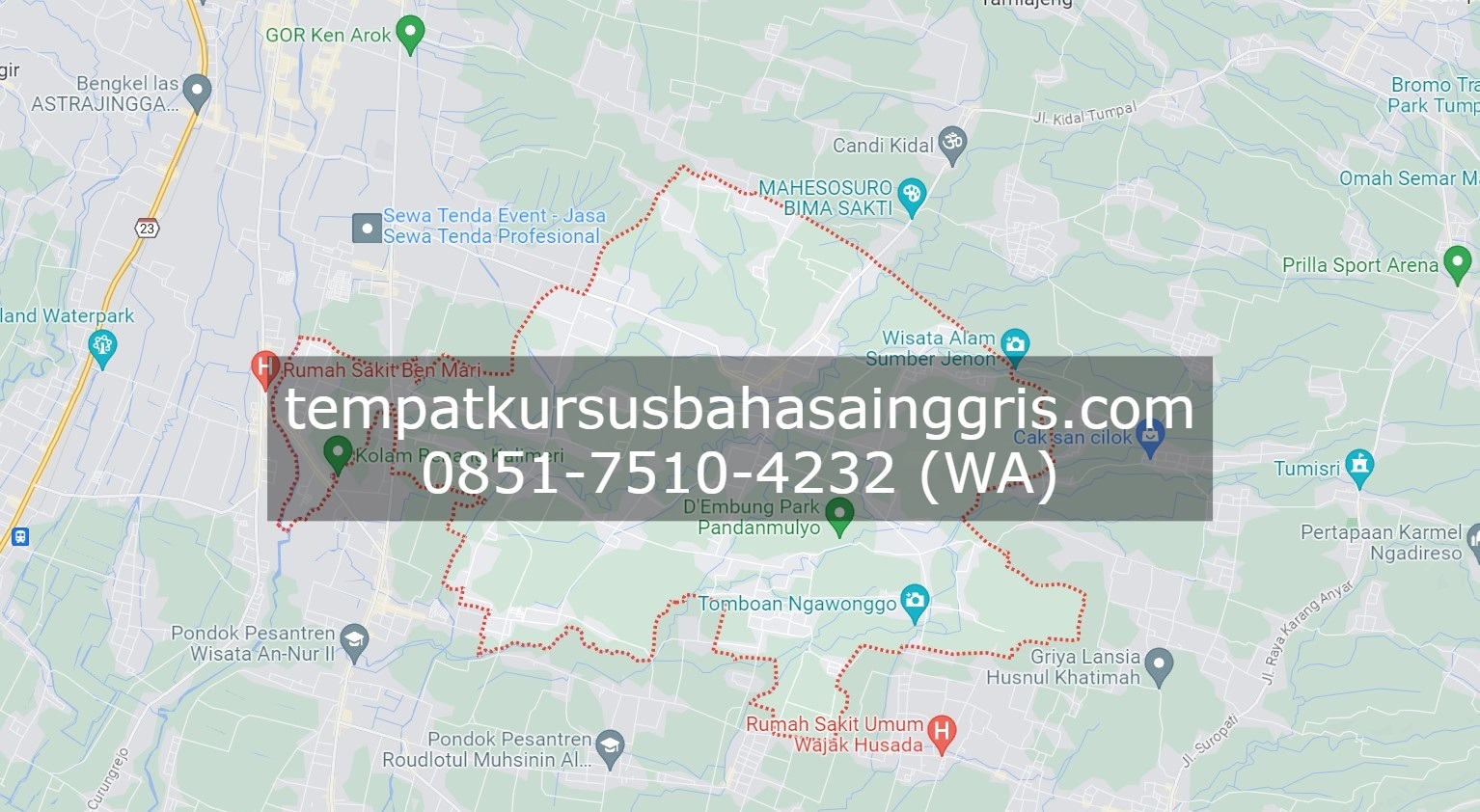 Les Bahasa Inggris di Tajinan Malang, Bimbingan Belajar (Bimbel) Bahasa Inggris Tajinan Malang, Privat Bahasa Inggris Tajinan Malang