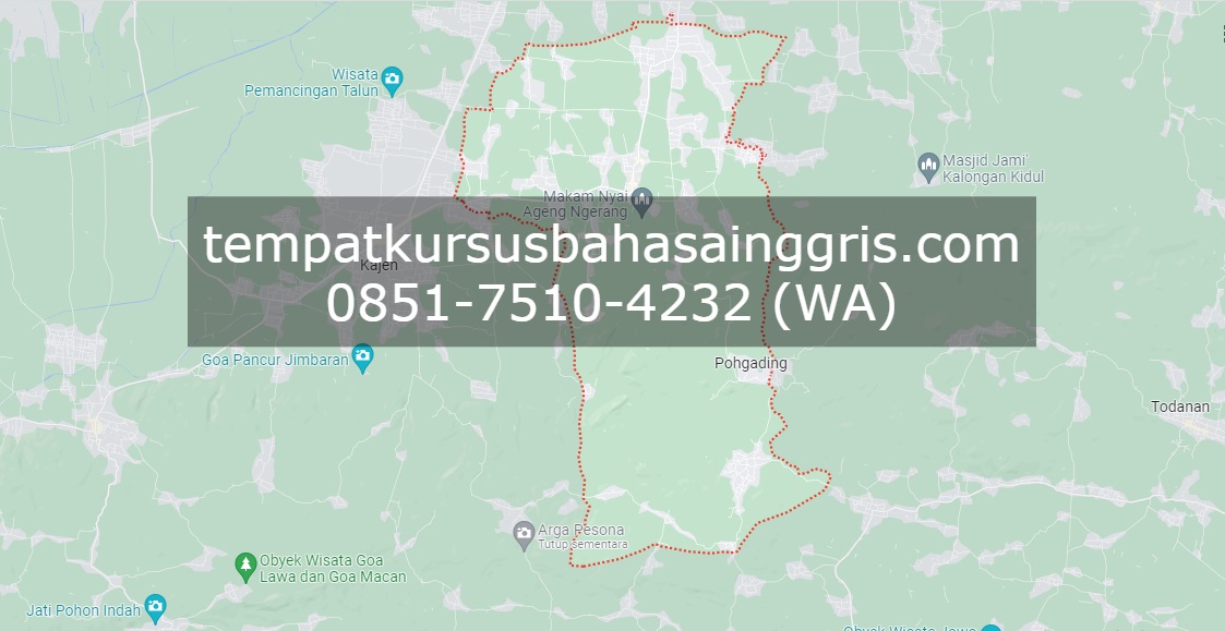 Les Bahasa Inggris di Tambakromo Pati, Bimbingan Belajar (Bimbel) Bahasa Inggris Tambakromo Pati, Privat Bahasa Inggris Tambakromo Pati