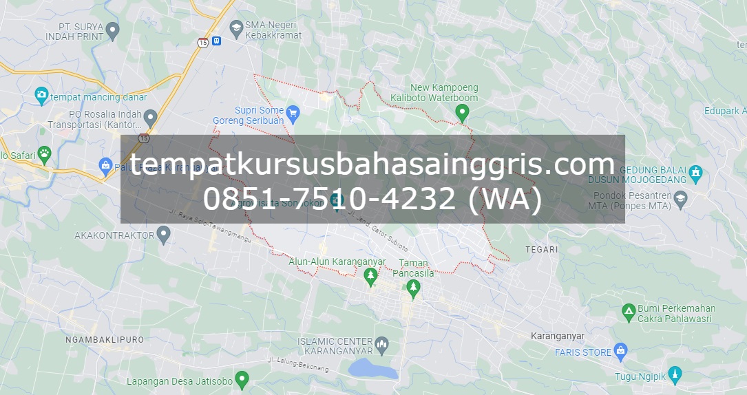 Les Bahasa Inggris di Tasikmadu Karanganyar, Bimbingan Belajar (Bimbel) Bahasa Inggris Tasikmadu Karanganyar, Privat Bahasa Inggris Tasikmadu Karanganyar
