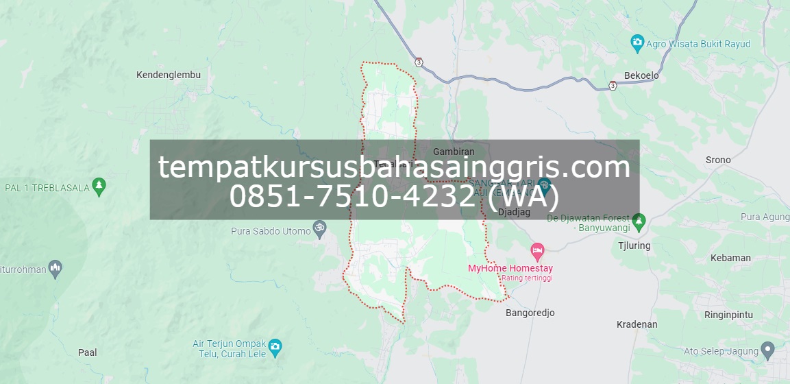 Les Bahasa Inggris di Tegalsari Banyuwangi, Bimbingan Belajar (Bimbel) Bahasa Inggris Tegalsari Banyuwangi, Privat Bahasa Inggris Tegalsari Banyuwangi