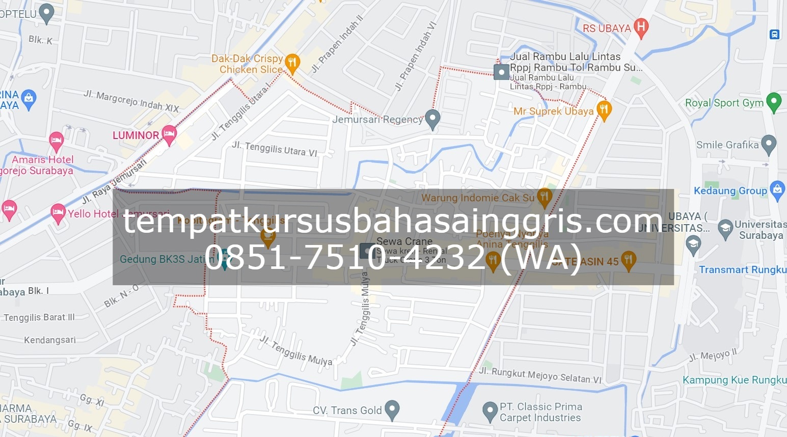 Les Bahasa Inggris di Tenggilis Mejoyo Surabaya, Bimbingan Belajar (Bimbel) Bahasa Inggris Tenggilis Mejoyo Surabaya, Privat Bahasa Inggris Tenggilis Mejoyo Surabaya