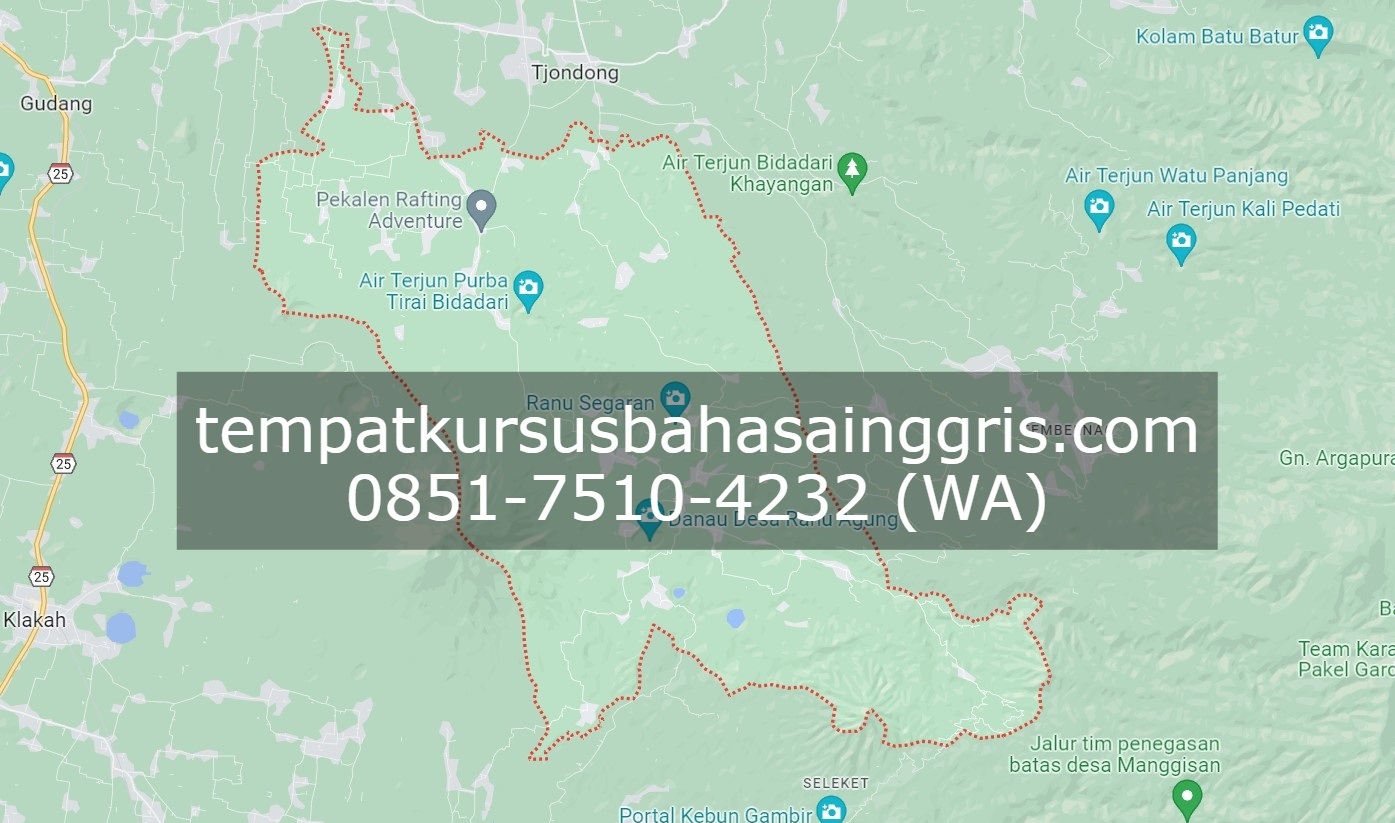 Les Bahasa Inggris di Tiris Probolinggo, Bimbingan Belajar (Bimbel) Bahasa Inggris Tiris Probolinggo, Privat Bahasa Inggris Tiris Probolinggo