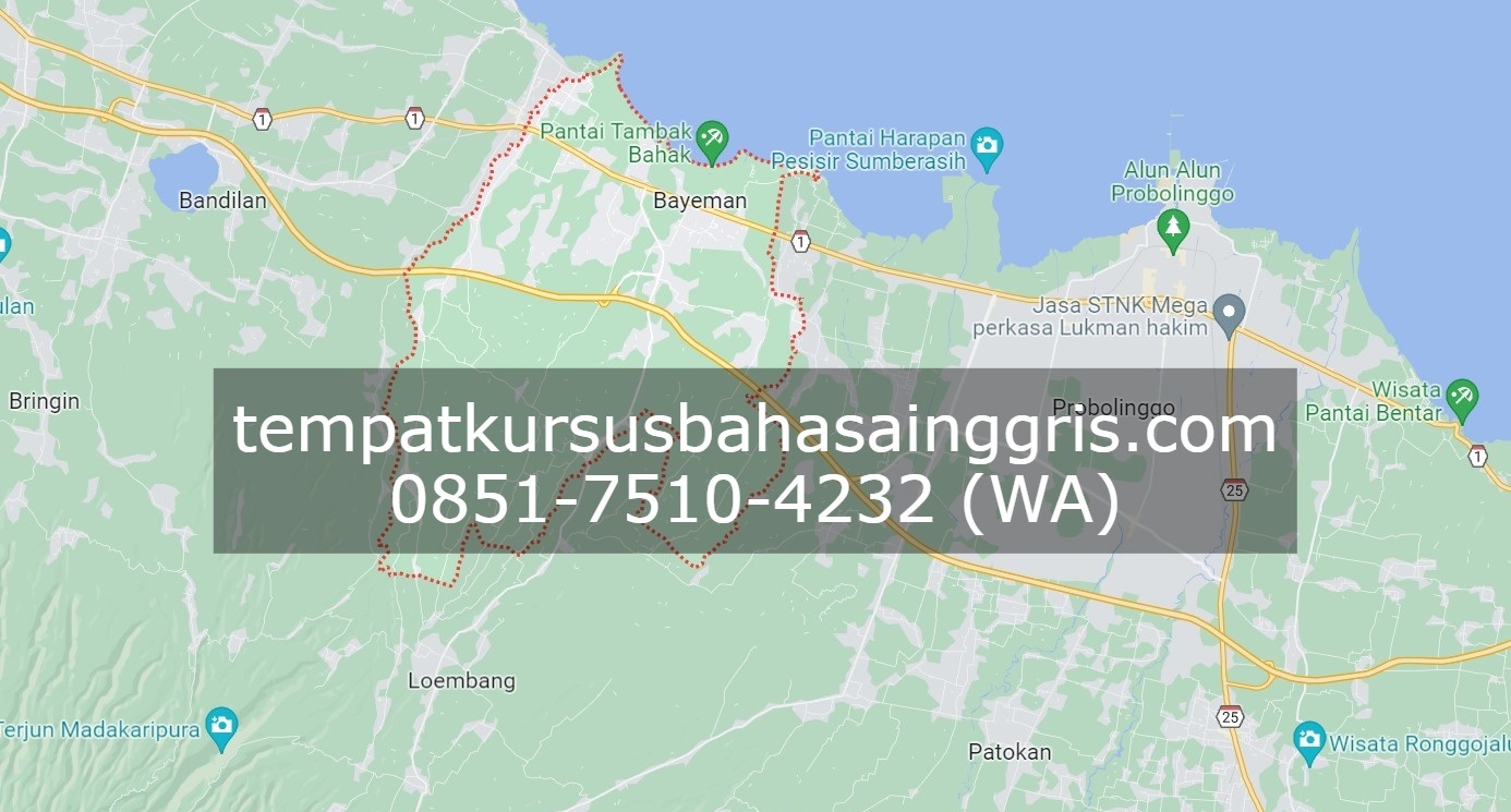 Les Bahasa Inggris di Tongas Probolinggo, Bimbingan Belajar (Bimbel) Bahasa Inggris Tongas Probolinggo, Privat Bahasa Inggris Tongas Probolinggo