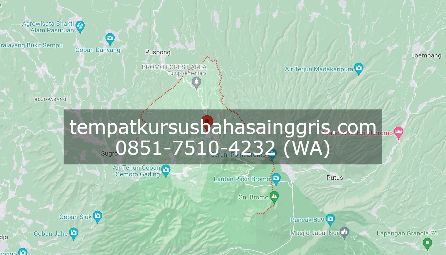 Les Bahasa Inggris di Tosari Pasuruan, Bimbingan Belajar (Bimbel) Bahasa Inggris Tosari Pasuruan, Privat Bahasa Inggris Tosari Pasuruan