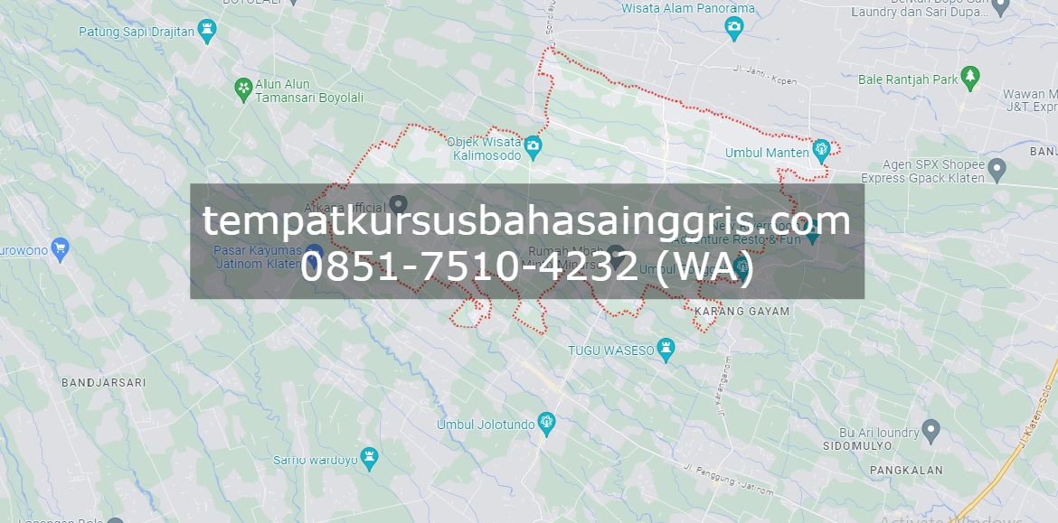 Les Bahasa Inggris di Tulung Klaten, Bimbingan Belajar (Bimbel) Bahasa Inggris Tulung Klaten, Privat Bahasa Inggris Tulung Klaten