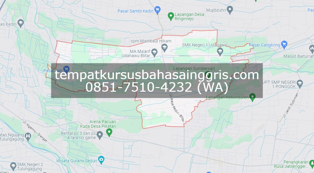 Les Bahasa Inggris di Udanawu Blitar, Bimbingan Belajar (Bimbel) Bahasa Inggris Udanawu Blitar, Privat Bahasa Inggris Udanawu Blitar